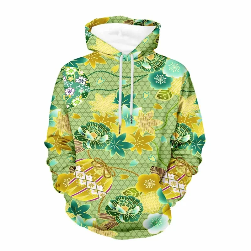 thumbnail image 1 of Sudadera con capucha retro con estampado de flores en 3D para hombre, sudadera con gráfico floral, jerseys de manga larga estilo Harajuku Street, ropa para hombre y mujer, 1 of 5