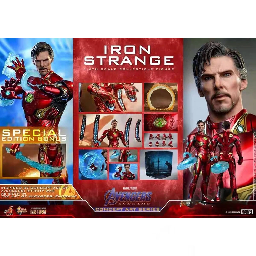 

In Stock Hot Toys MMS606 Iron Dr. Strange Special Edition Collectible Action Figure Toys