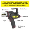 Engineering E12S20 B-Line Cordless Sausage Caulking Gun, No Drip, 12V, 20 oz 3