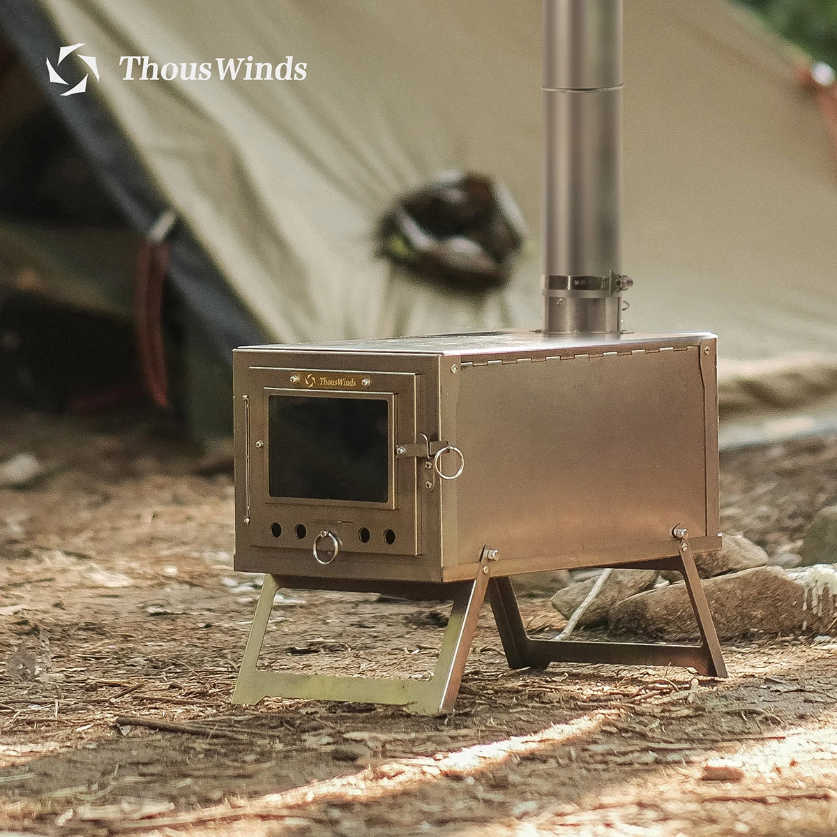 Thous Winds Ultralight Titanium Wood Stove Portable Outdoor Camping  Firewood Stove for Bushcraft Hiking Fishing Camping Supplies