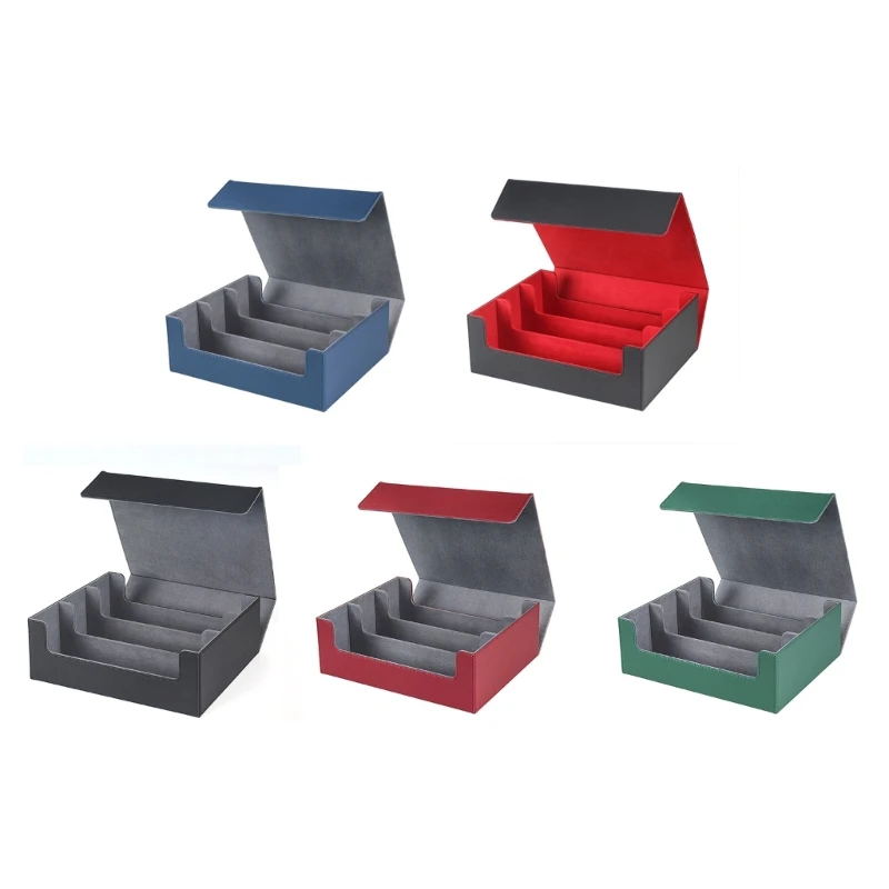 

Durable Deck Box with Dividers Convenient Card Box Portable Storage Cases for Storing Trading dropshipping