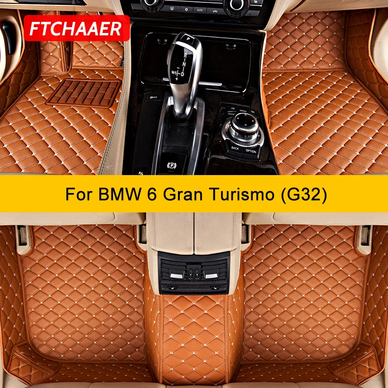 Ftchaaer Tappetini Auto Personalizzati Per Bmw 6Gt 6 Gran Turismo (G32) Auto Tappeti Piede Coche Accessorie