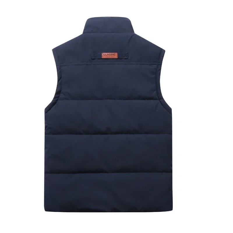 Description Picture 4 of itemMen's Sleeveless Coat 2024 Fur Fashion Plus Size Male Warm Waistcoat Fleece Vest Men Brand Clothing Winter Vest Jackets