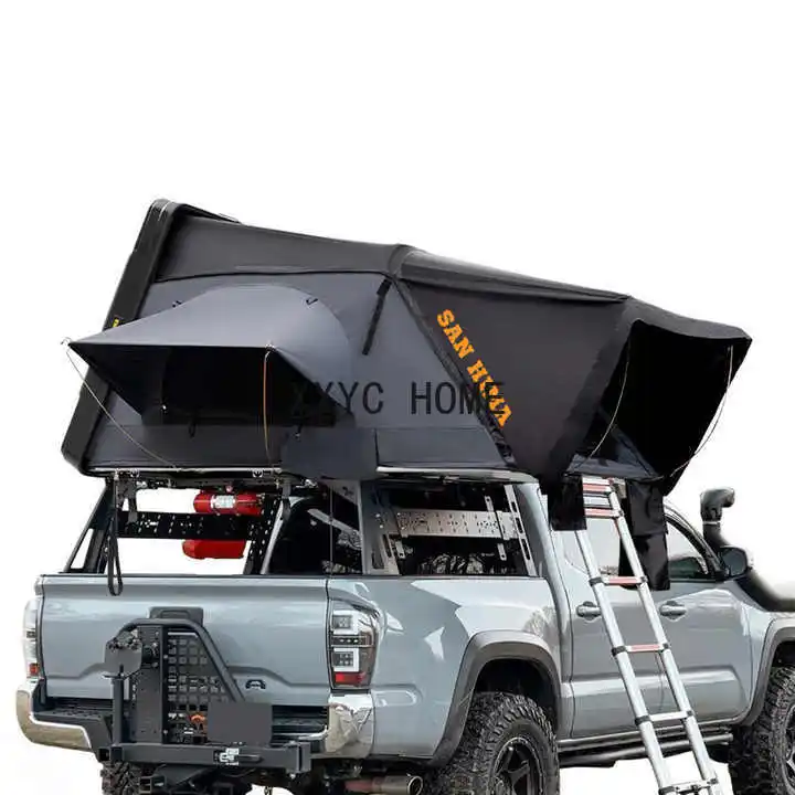 

SAN HIMA ABS Hard Shell Roof Top Tent на 4 человек тент на крышу автомобиля для 4x4 внедорожного кемпинга