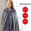 Electric Heated Blanket Electric Heated Blanket USB Powered 3 Levels Adjustable Fast Heating Heated Throw Cover for Home 5
