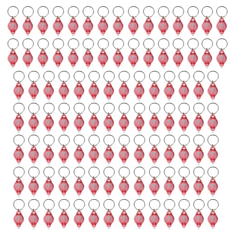

Pack Of 100 LED Keychain Flashlight, 395Nm UV Keychain Flashlight, UV Light Flashlight Keychain