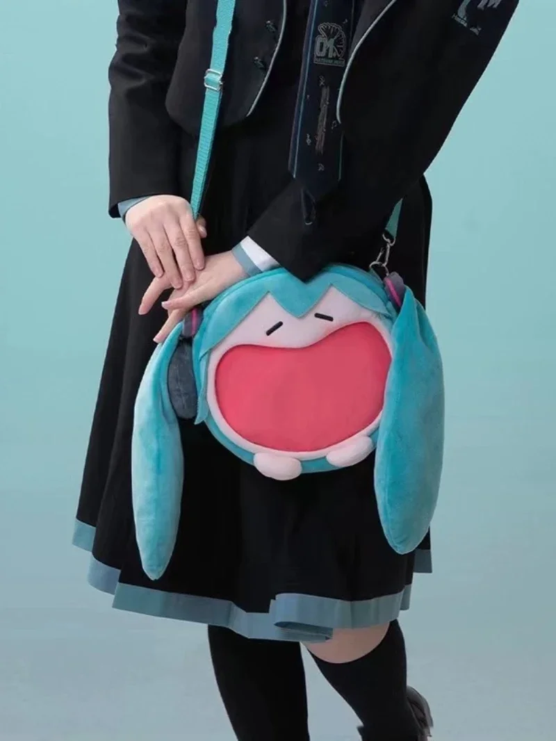 Bandai Kawaii Hatsune Miku Plush Stuffed Toy Cute Cotton Doll Soft