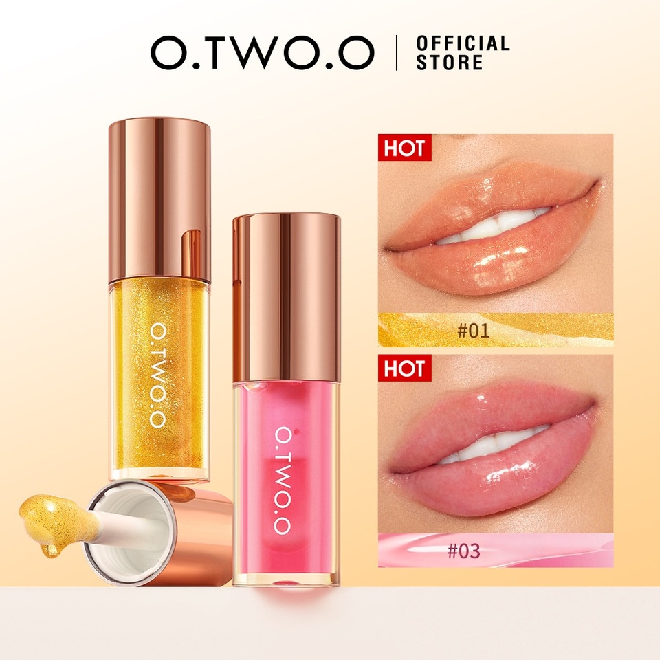 Lip Oil Gloss Plumper Moisturizing Non Sticky Shine Glitter Primer Tint Balm Care Cosmetics Sexy Water Makeup