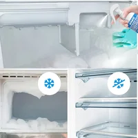 Dégivreur de réfrigérateur de grande capacité de 200ML, fondeur de glace de congélateur domestique, opération facile, sûr et doux, adapté aux appareils ménagers 4