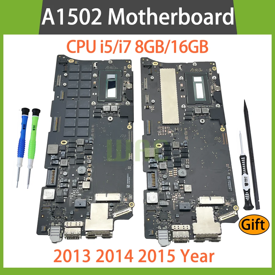 Original a1502 motherboard for macbook pro retina 13 a1502 logic board