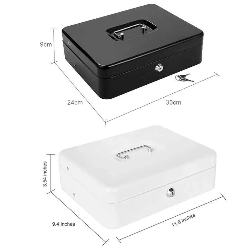 Secure Safe Deposit Box, Cash Convenience Storage, Metal Cashier Clip, Adult Money Savings, Perfect for Cash Convenience Stores 6