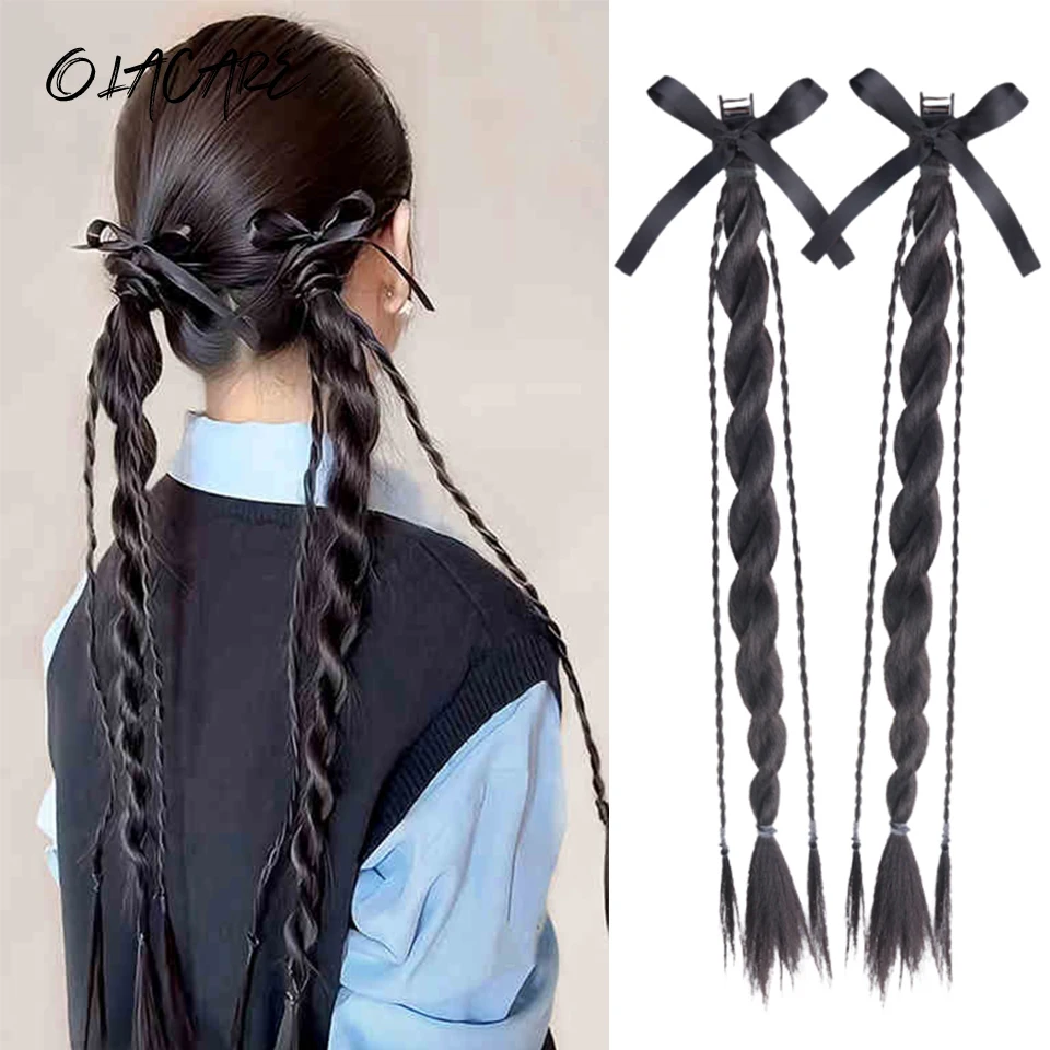 Synthetic Heat Resistant Ponytail Hair Extensions For Women