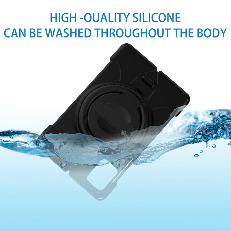 Capa de silicone macio com alça, estojo