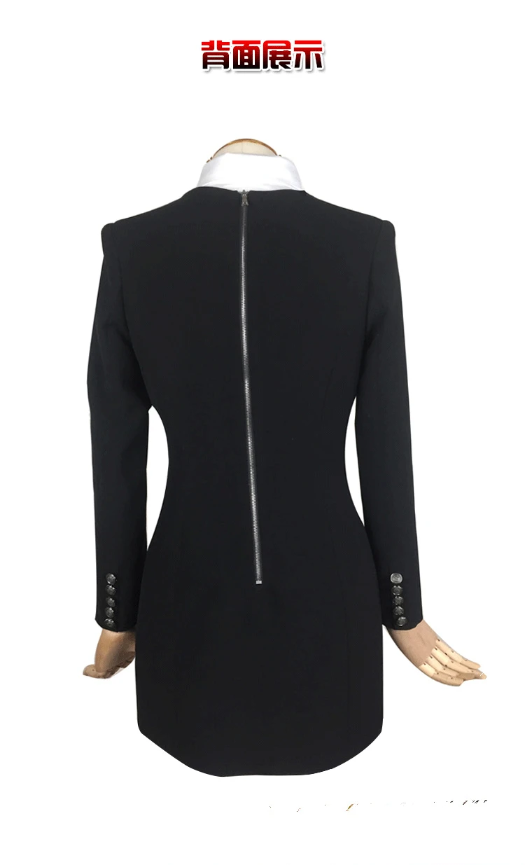 Kpop SonYeJin Office Autumn Vintage Black Fashion Single Breasted Blazer Women British Style Solid Casual Zipper Lady Outerwear