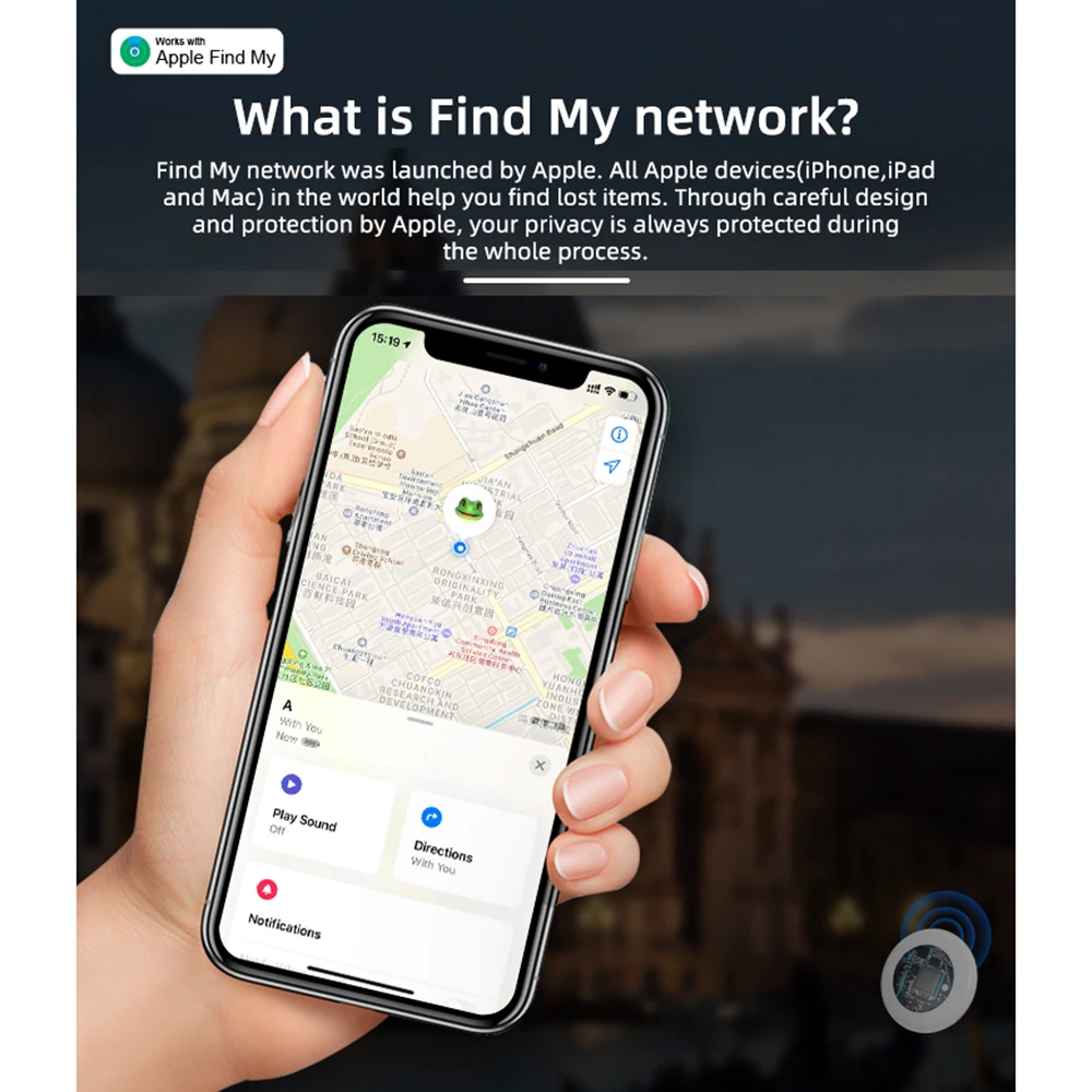 XIAOMI Smart Bluetooth GPS Tracker Airtag Anti Lost Locator