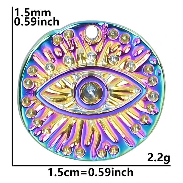 Stainless Steel Pendants Charm Unusual Set 5pcs 6