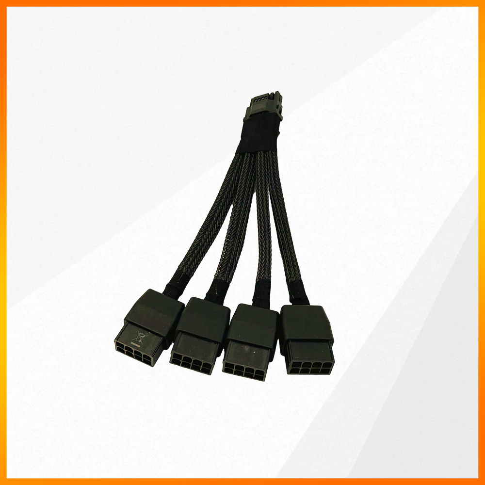 

Шнур питания 16P 4x8P 12 + 4P кабель адаптера видеокарты для RTX4090 шнур питания флагманской видеокарты