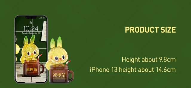 lemonレモン♡ 新品POPMART LABUBU MOKOKO POP MART LABUBU Lemon Tea Figure Limited to 2pcs per Order