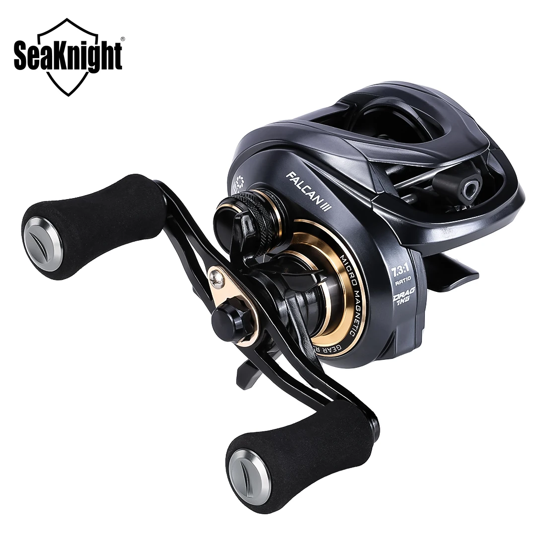 

SeaKnight Brand FALCAN III Series Baitcasting Reel 7.3:1 8.1:1 Ultra-Light 180g MAX Drag Power 15LB Long Casting Fishing Reel