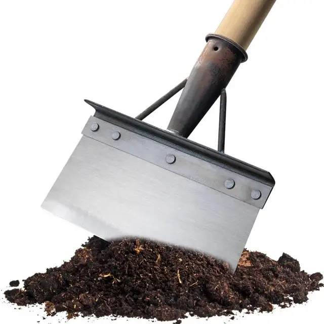 Rozsdamentes Acél Kerti Tisztító Lapátok Multifunkcionális Mangánötvözet -Lapáttal A Tereprendezéshez És Kültéri Munkákhoz - Image 4