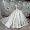 Satin Wedding Dresses Ball Gown Strapless 2025 Classic Simple Bridal Dress Beading Vestidos De Novia Customized XS149 5