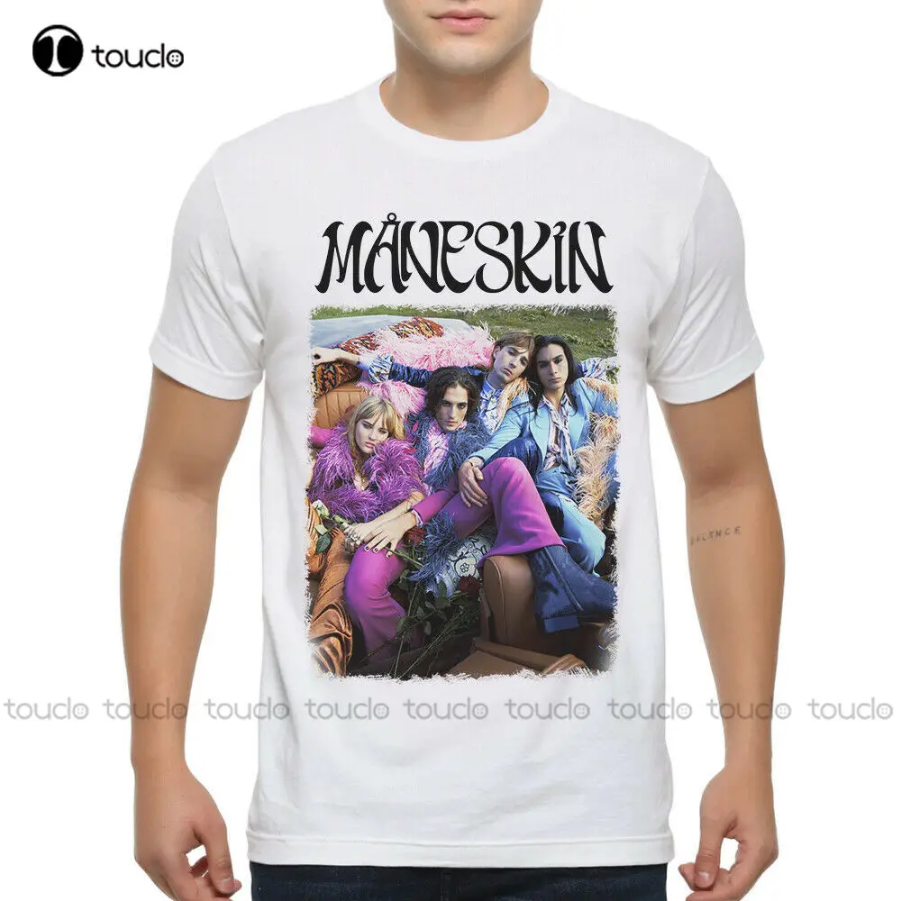 

Maneskin Band T-Shirt Custom T Shirt Custom Aldult Teen Unisex Digital Printing Tee Shirt Fashion Funny New Xs-5Xl