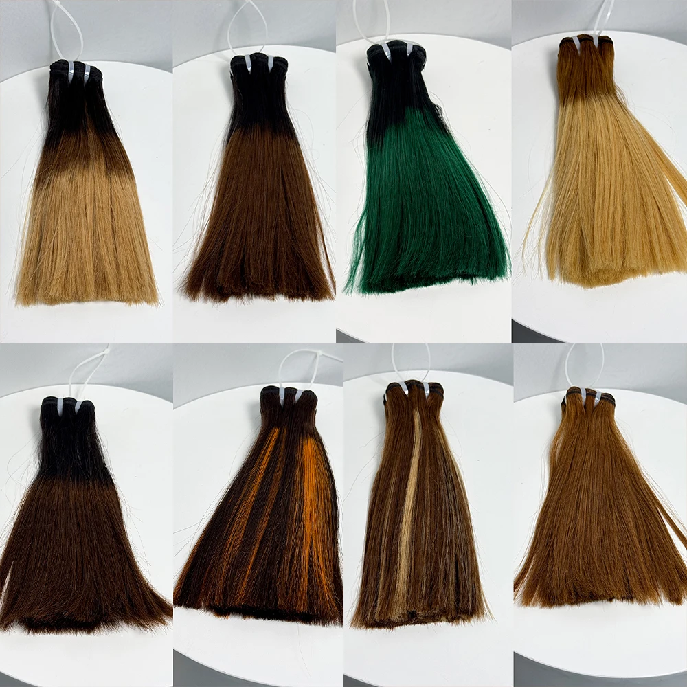 Bone Straight 2X6 Lace Closure Colored Vietnamese Human Hair Bundles and Closure Super Double Drawn Ombre Color Hair Extensions