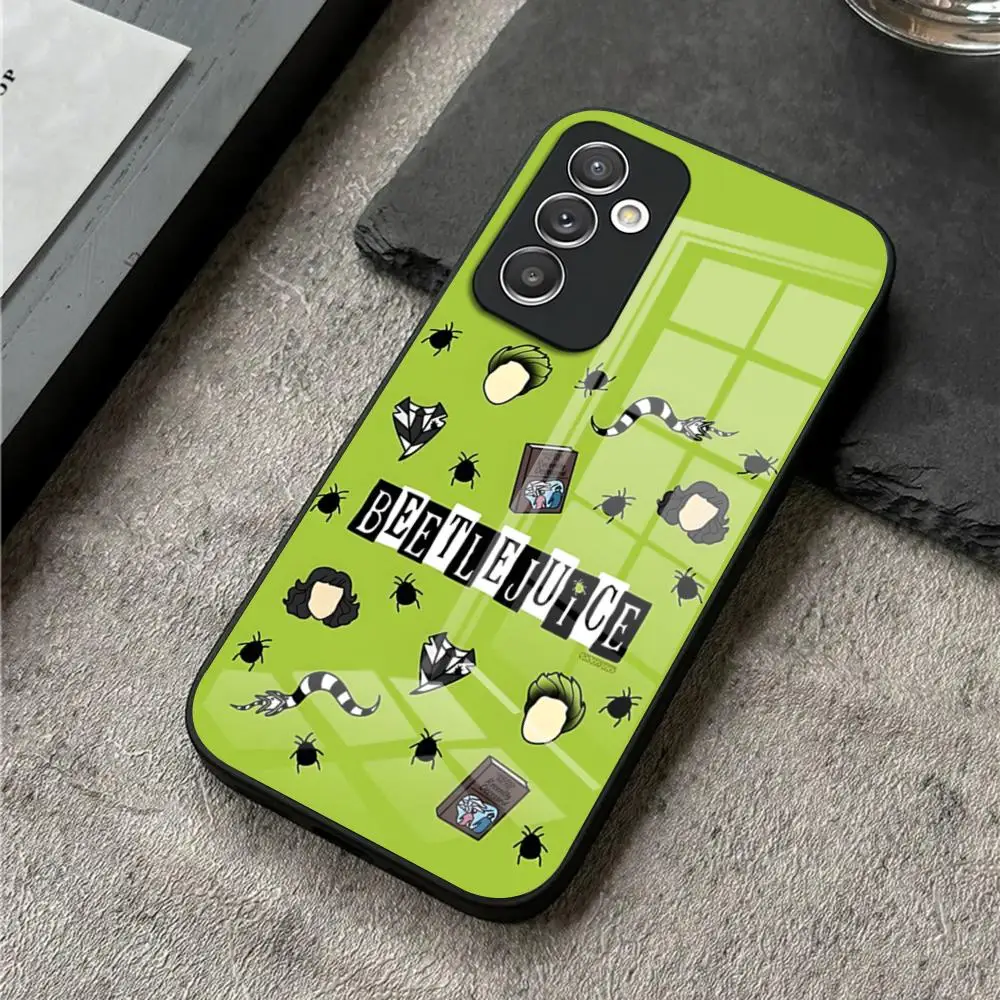 thumbnail image 1 of Funda de teléfono B-Beetlejuices 2 para S24 Ultra Samsung S23 S22 S20 Fe S21 Plus Galaxy A54 A34 A24 A53 M54 Note 20 Cubierta de vidrio, 1 of 5