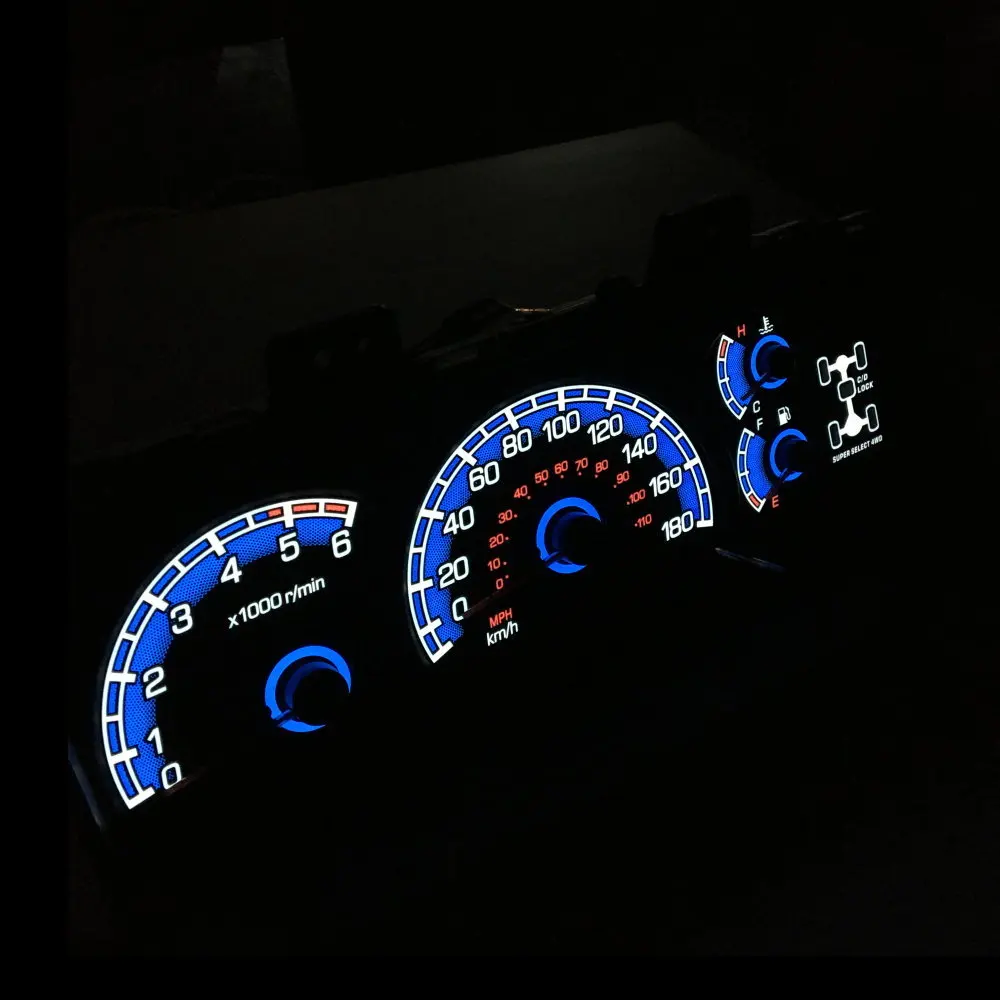SD Motor EL Glow Gauge Plasma Dial Automatic Transmission for Mitsubish L400 Delica Space Gear Starwagon 1994 2007 motor glow gauge