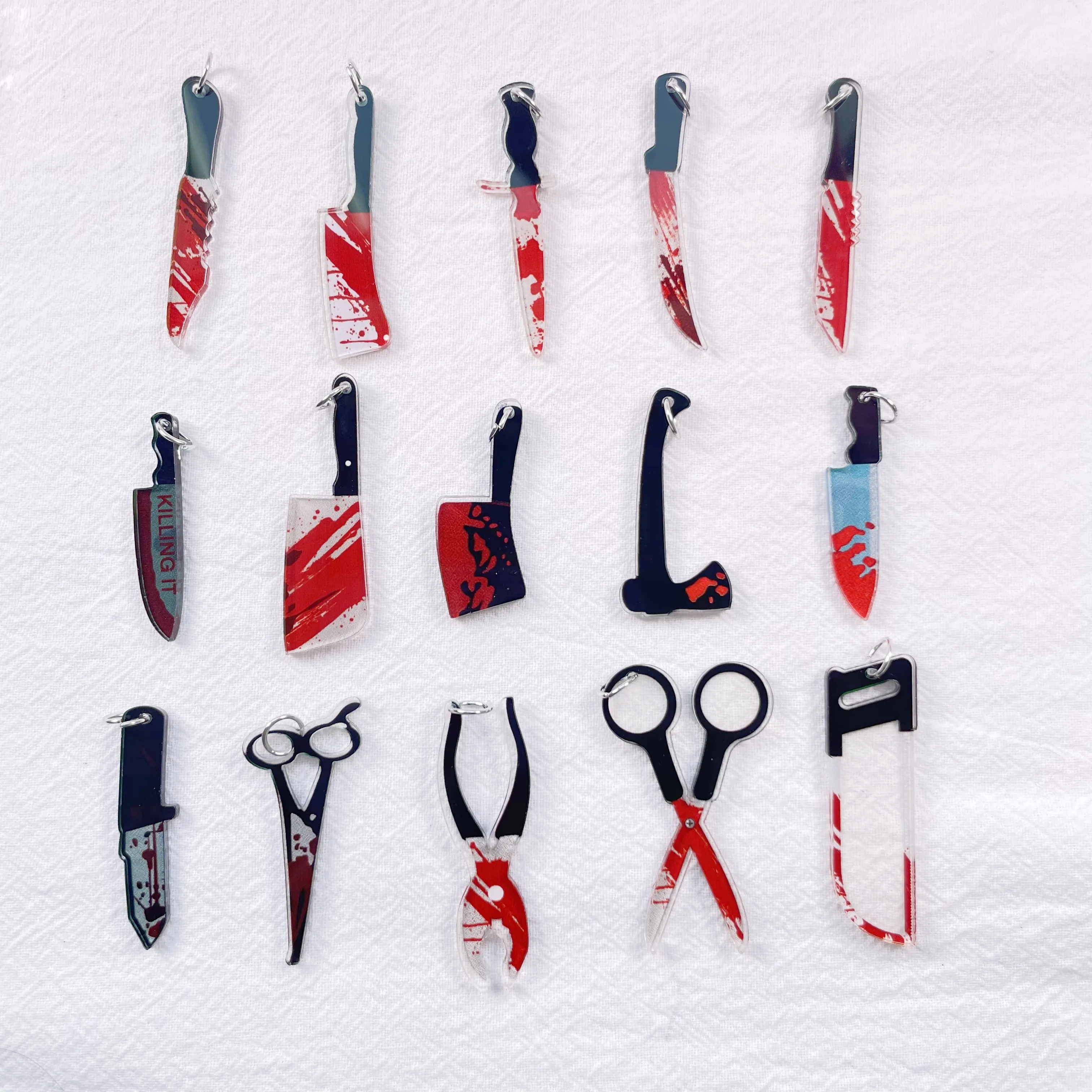 MAQVQLU - arete colgantes de cuchillo de acrílico para mujer, aretes de daga gótica, cuchillo punk, daga, gota, aretes colgantes para fiesta de MAQVQLU - arete colgantes de cuchillo de acrílico para mujer, aretes de daga gótica, cuchillo punk, daga, gota, aretes colgantes para fiesta de