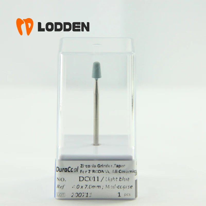 LODDEN Dental DC001 Diamant-Polierkopf für Zirkonoxid, blau, mittelgroß, Deatal Lab, Schleifen von Keramik, Emax-Kronen, Polierer, Steinbohrer – Detail 23