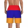 2023 Summer Polyester Armenia Country Flag 3D Printed Men's Board Shorts Beach Pocket Running Summer Pants 4