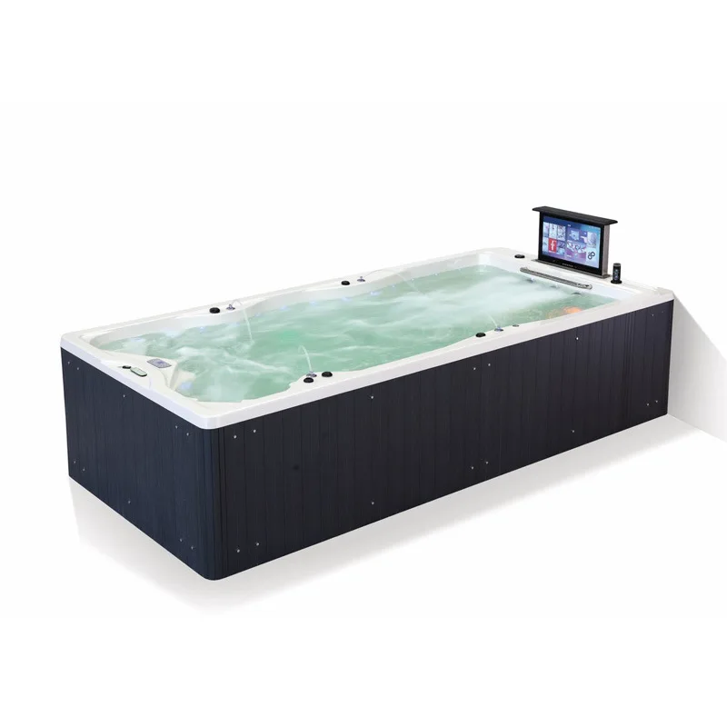 4800mm Outdoor Swimming Pool Whirlpool Bathtub Acrylic Hydromassage TV Garden SPA NS2010A 4