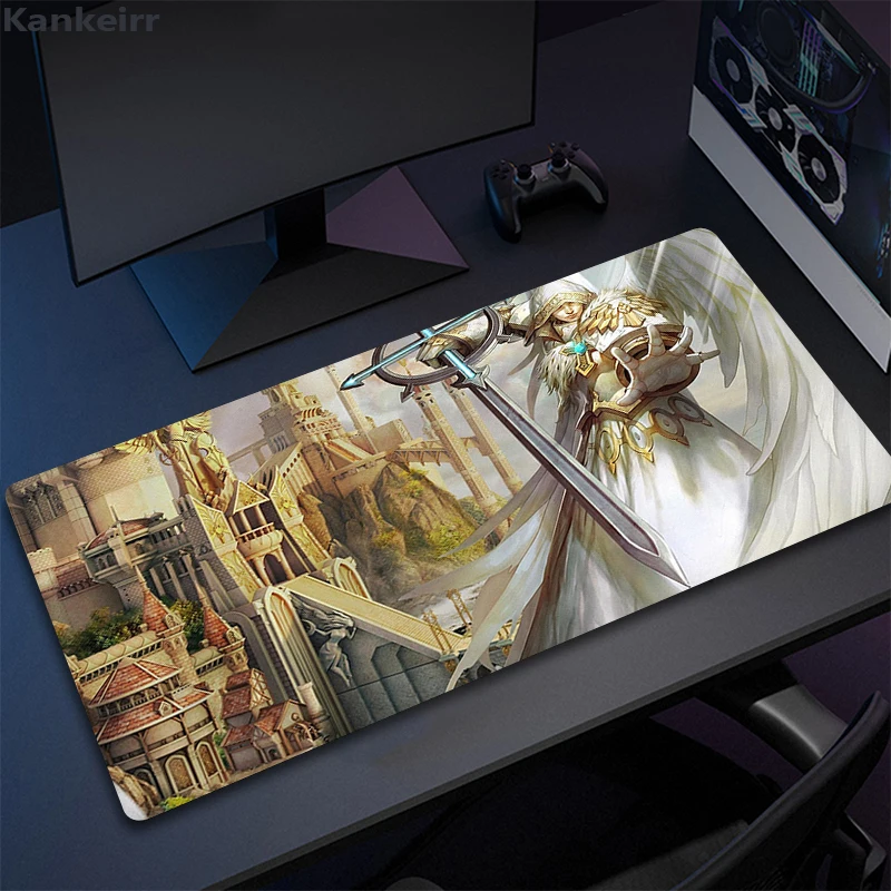 

Heroes of Might and Magic 3 Mousepad Pc Gamer Computer Keyboard Carpet Rubber Laptop Desk Mat LOL CS GO Dywan Cute Mouse Pad xxl