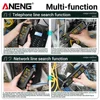 ANENG M469A Smart Network Cable Tester RJ45 RJ11 LAN Cable Tester Finder Wire Tracker Receiver Network Repair Electrical Tool 5
