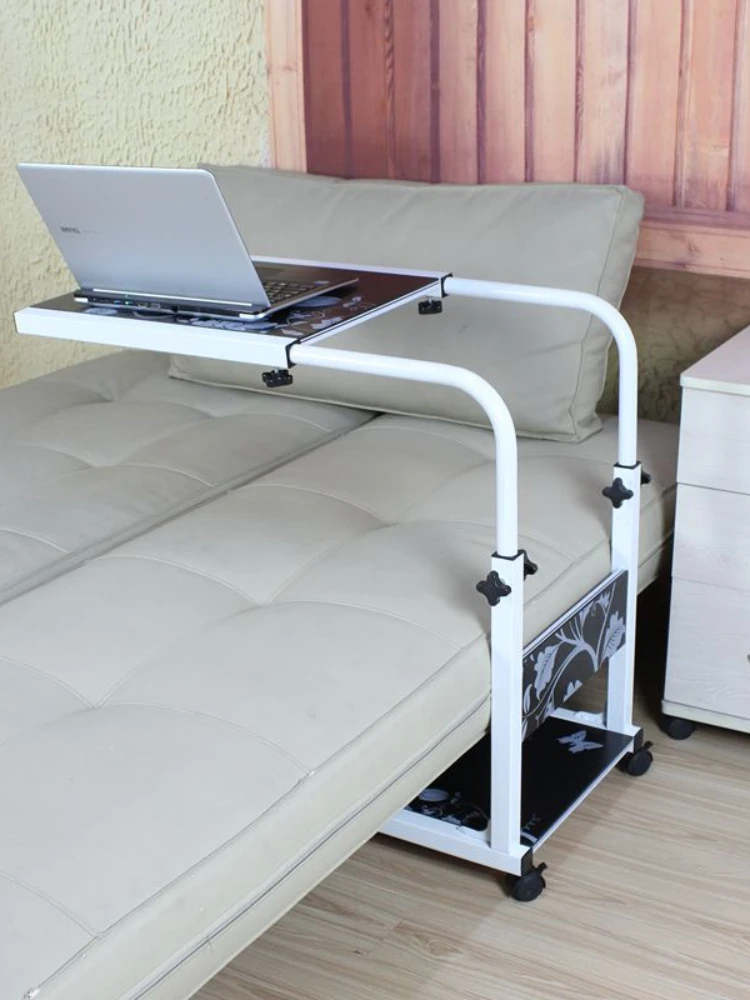 Lazy Lifting Computer Desk Mobile Telescopic Notebook Desk Writing Desk Type C Nursing Table Household Bedside Office Furniture