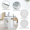 Portable Podium Stand Hostess Stand Desk with Adjustable Shelf for Churches, Lectern Classrooms, Office (White) USA 6