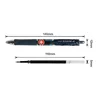 4pcs 0.5mm Doctor Gel Prescription Pen Refill Large Capacity Blue Black Ink Pen Writing Stationery Office School Supplies 6