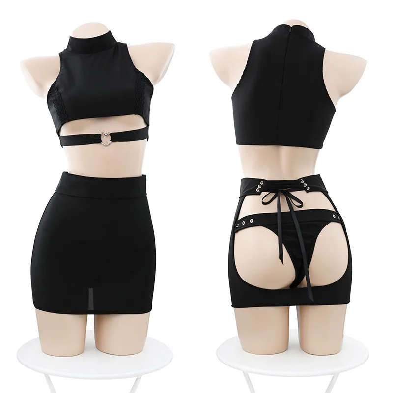 Sexy Open Chest Buttocks Temptation Teacher Secretary Costume, Erotic Lingerie, Adult Game Office Flirt Uniform, Sex Erotic Cosplay, women lingerie,women lingerie set,women cosplay costume