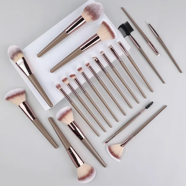 3-20PCS Makeup Brushes Set Eyeshadow Fluffy Foundation Concealer Blush Highlighter Storage Box Female Cosmetics Beauty Tools 4