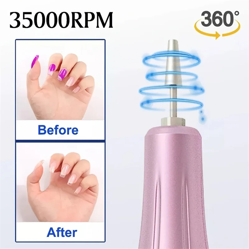 Nail phototherapy lamp wireless charging model of red light is not black portable polishing machine off nail salons dedicated 5