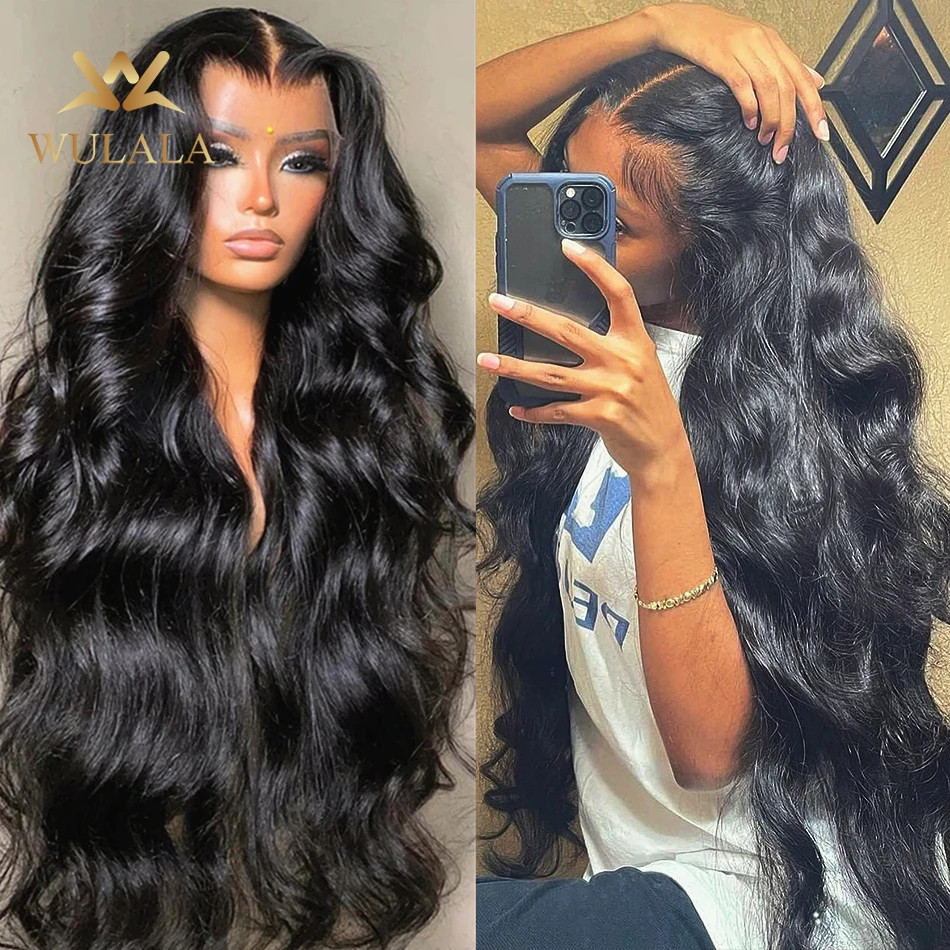 Body Wave Lace Front Wig 13x6 Hd Transparent Human Hair Lace Frontal Wig 30inch 13x4 Brazilian Preplucked Lace Wigs Wet And Wavy