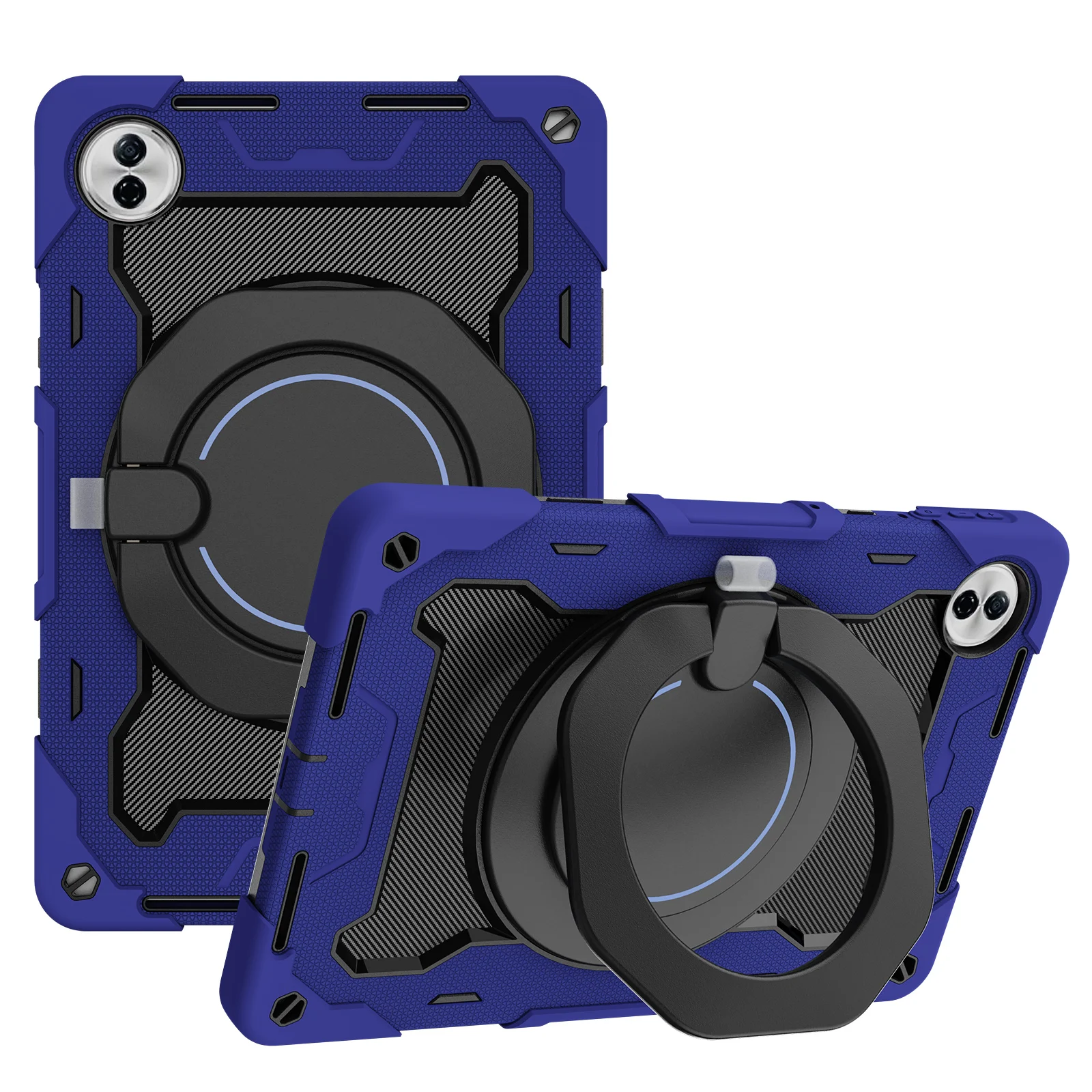 Junfire Coque Pour Xiaomi Pad 6/Pad 6 Pro 11" 2023, étui De Protection Robuste Avec Béquille Rotative, Dragonne, Bandoulière Et Porte-Stylo Pour