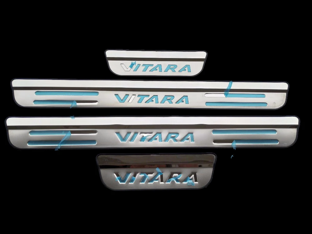 Rear Boot Bumper Guard Sill Plate Protector For Suzuki Vitara 2015 2016 - View #5