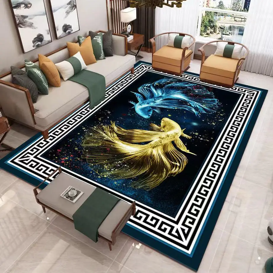Plush Rug Decorative Carpet Plush Carpet Home Fashion Modern European Retro Rugs Dream Color Butterfly Living Room Bedroom Kitchen Carpet Floor Mat