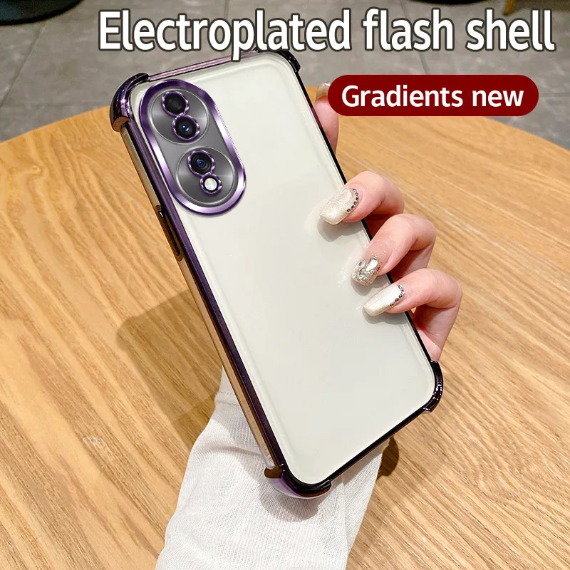 Durable Anti-Fall Soft Shell Phone Case with Four-Corner Airbag Protection