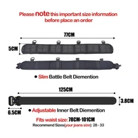 Genuine Tactical Belt Quick Release Outdoor Military Belt Metal Real Nylon Sports Accessories Men And Women Belt Set 2