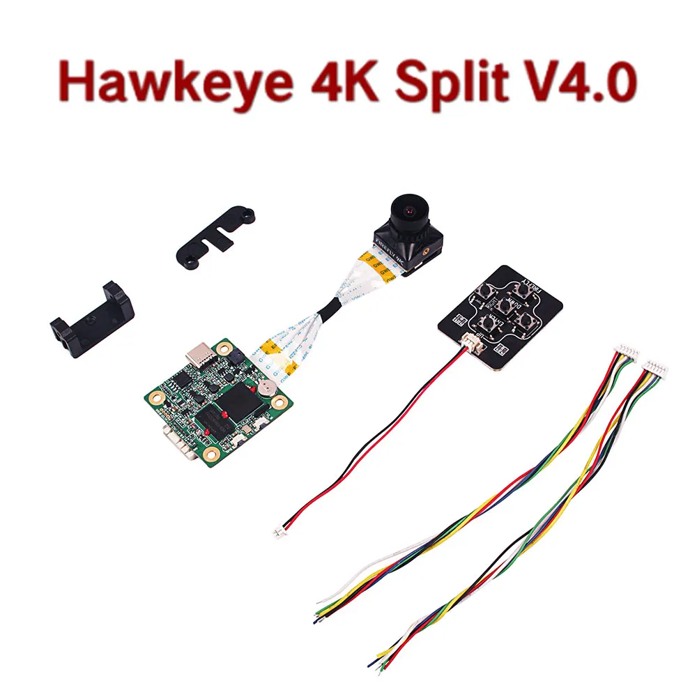Новейшая раздельная камера Hawkeye Firefly 4K версия 4.0 DVR 7-24 В для гоночного дрона FPV |
