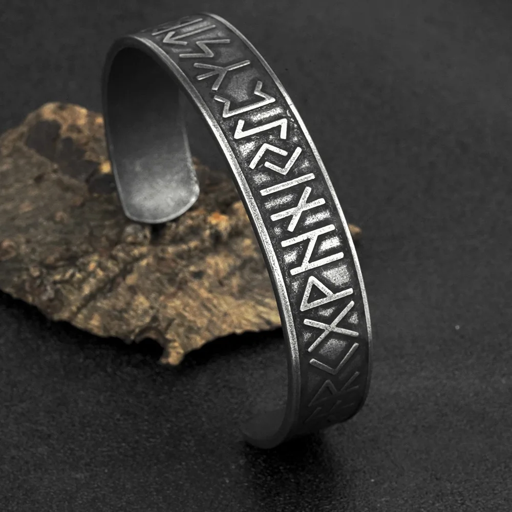 Buy Rune Bracelet - Rune Jewelry Viking - For Men and Women - Fine Silver -  Pagan Jewelry - Norse Bracelet (Bare, Fine Silver) Online at desertcartINDIA