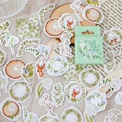 Forest Elk Phone Aesthetic Stickers Decoracion Scrapbooking Accessories Sticker Flakes School Supplies 46PCS